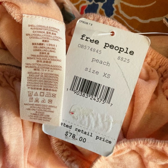 NWT Free People Annka Bubble One Shoulder Top - Picture 7 of 8